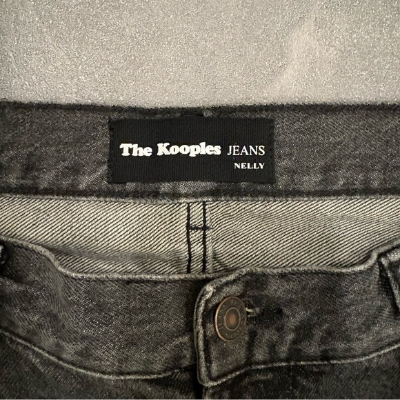 THE KOOPLES Paris Nelly Straight Leg Cropped Jeans Size 26 - Picture 6 of 11